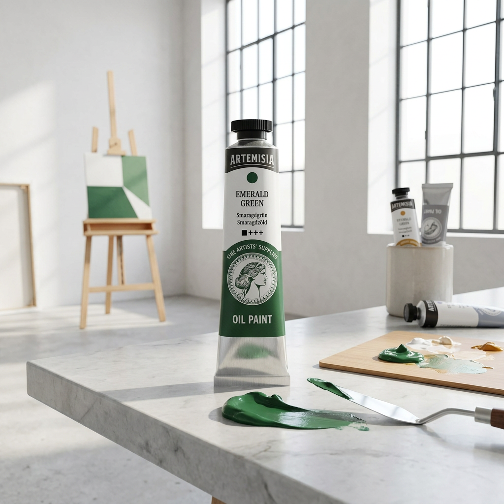 Olejová barva ARTEMISIA 20 ml smaragdová zelená