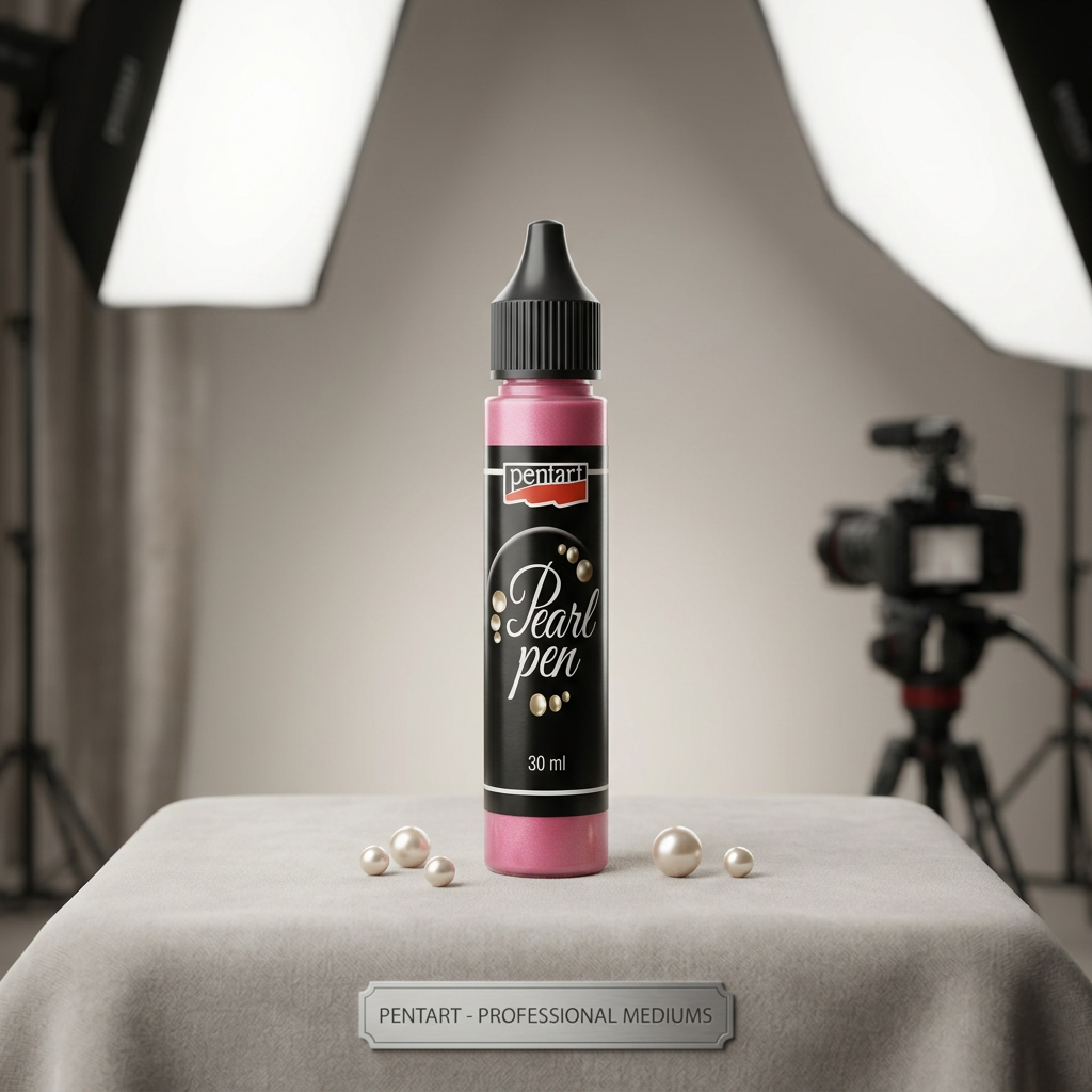 Tekutá perla PENTART 30 ml OHNIVÁ ČERVENÁ