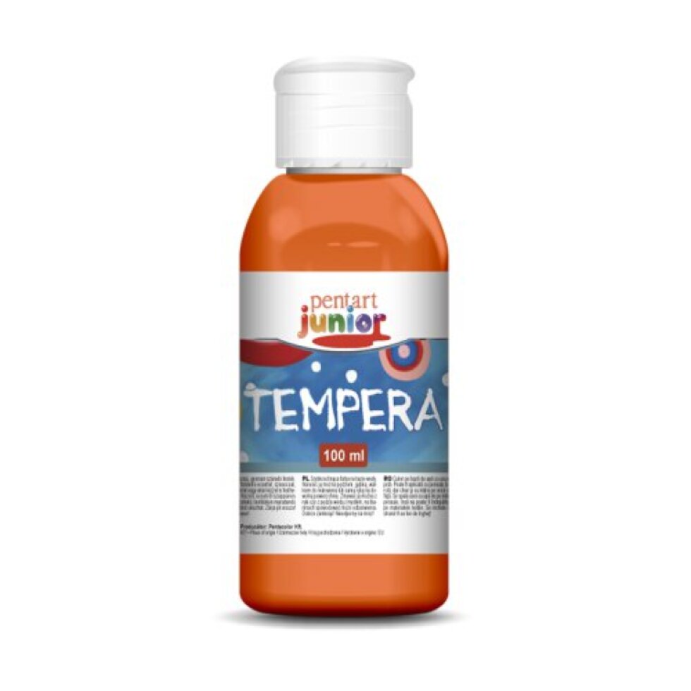 Temperová barva Junior PENTART 100 ml ORANŽOVÁ