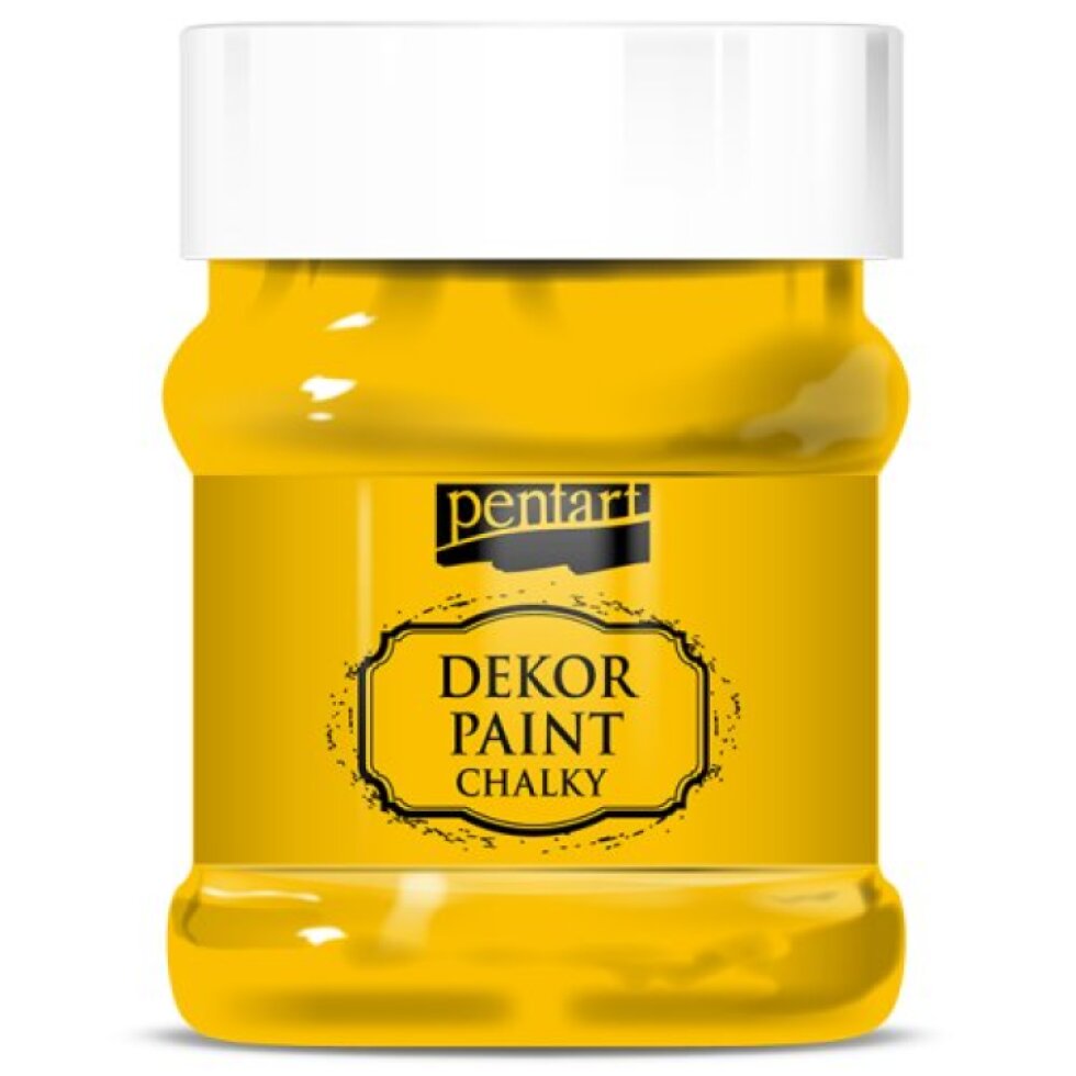 Křídová a dekorační barva PENTART 230 ml SLUNEČNÍ ŽLUTÁ