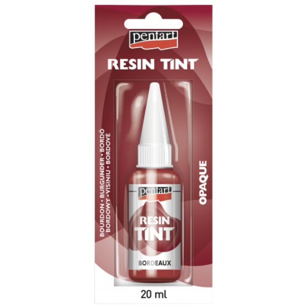 Barva do pryskyřice krycí PENTART 20 ml BORDÓ