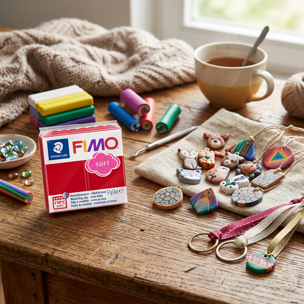 FIMO soft 57g VÁNOČNÍ ČERVENÁ