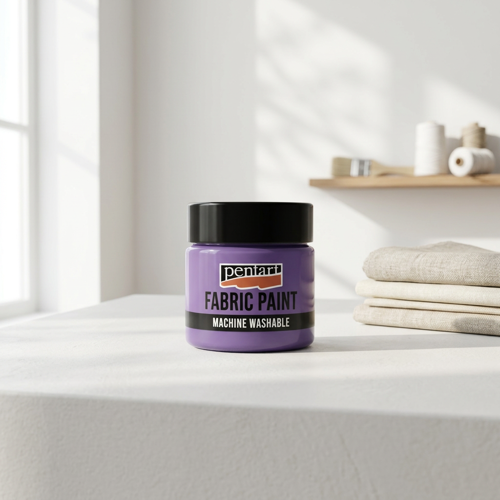 Barva na světlý a tmavý textil PENTART 50 ml PURPUROVÁ