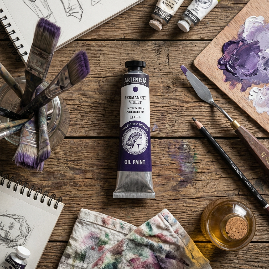 Olejová barva ARTEMISIA 20 ml permanent fialová