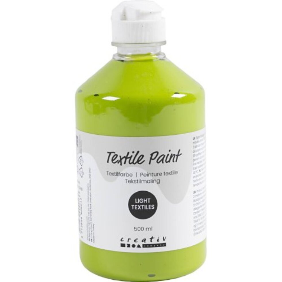 Barva na textil CREATIV 500 ml ZELENÁ KIWI