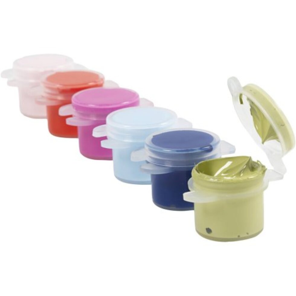 Sada Akrylová barva Plus Color 6x5 ml VÝRAZNÉ ODSTÍNY