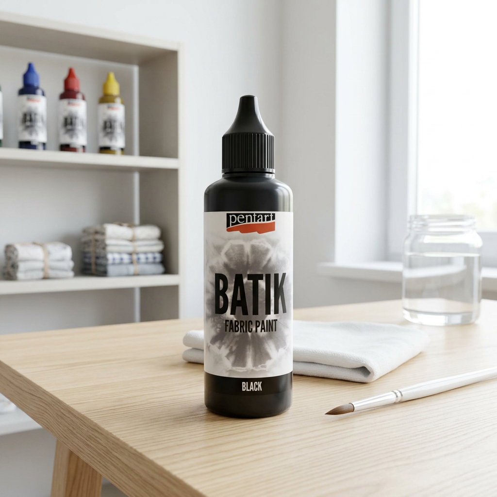 Batikovací barva za studena PENTART 80 ml ČERNÁ