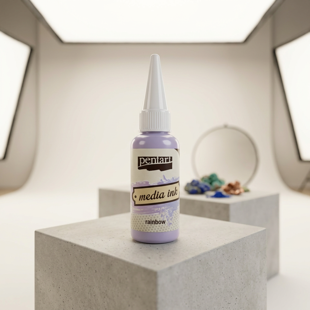 Alkoholový inkoust MEDIA INK PENTART 20 ml BÍLÁ