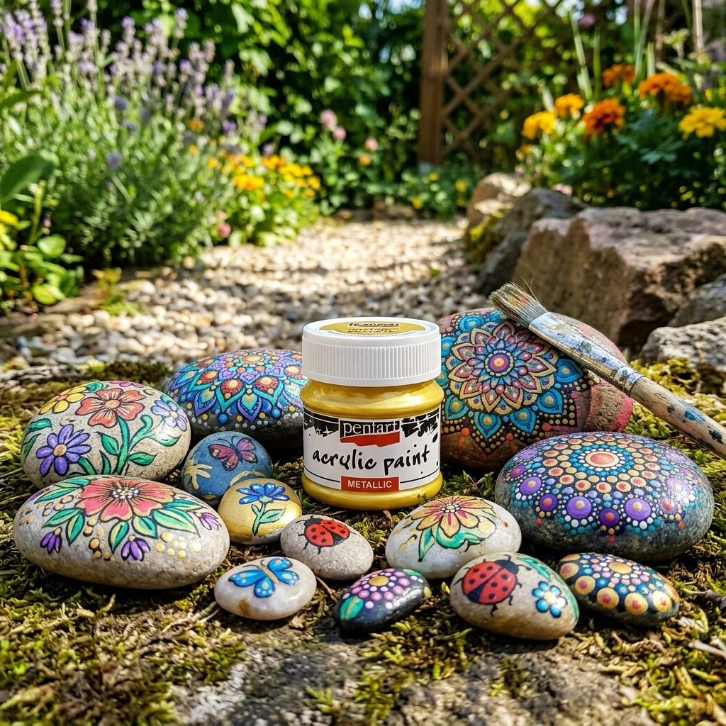 Akrylová barva metalická PENTART 50 ml BAROKNÍ ZLATÁ