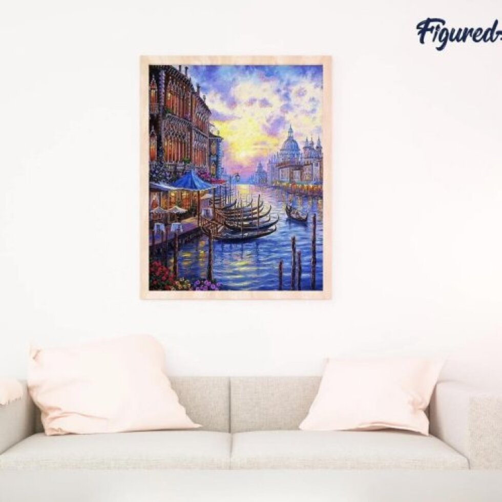 Malování podle čísel - BENÁTKY GRAND KANÁL bez rámu 40 x 50 cm