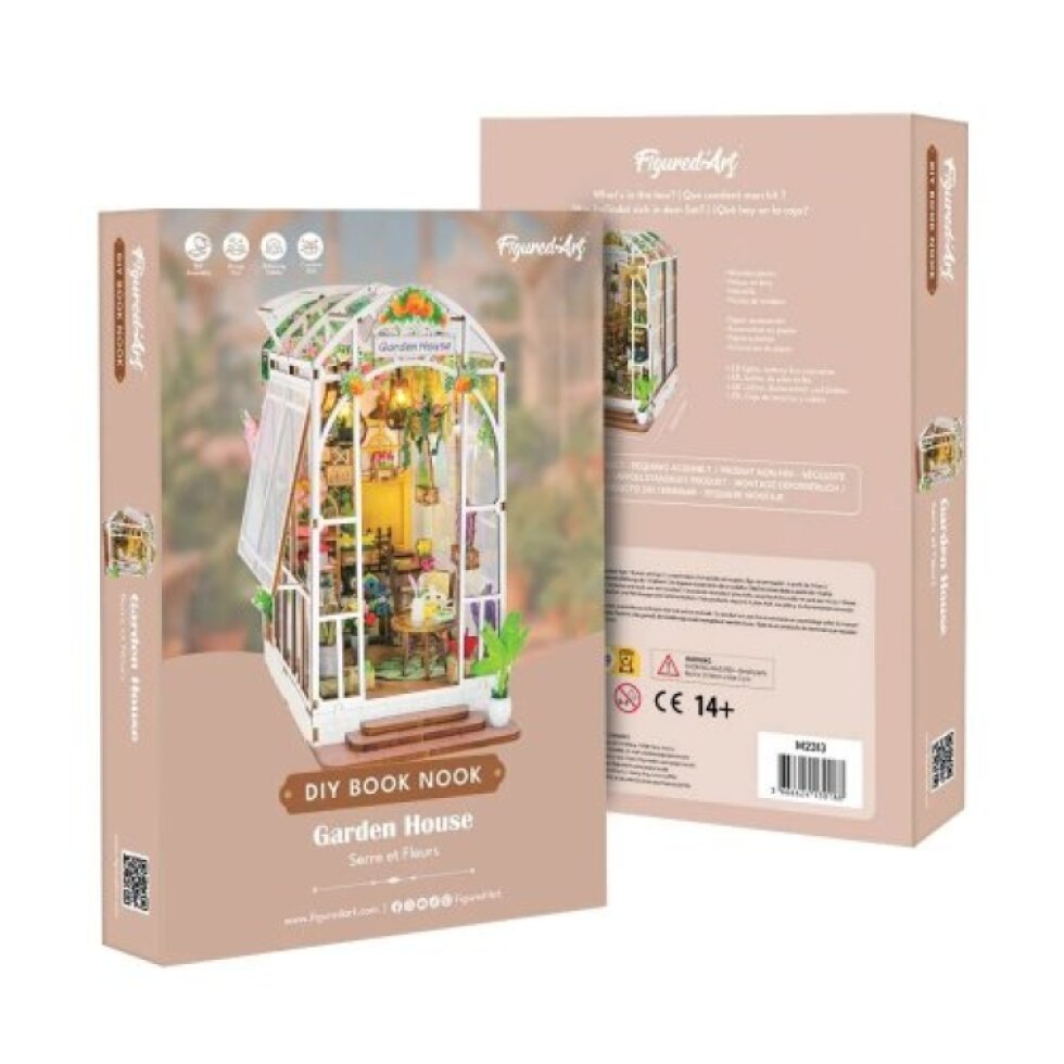 Book Nook sada - Skleník plný květin