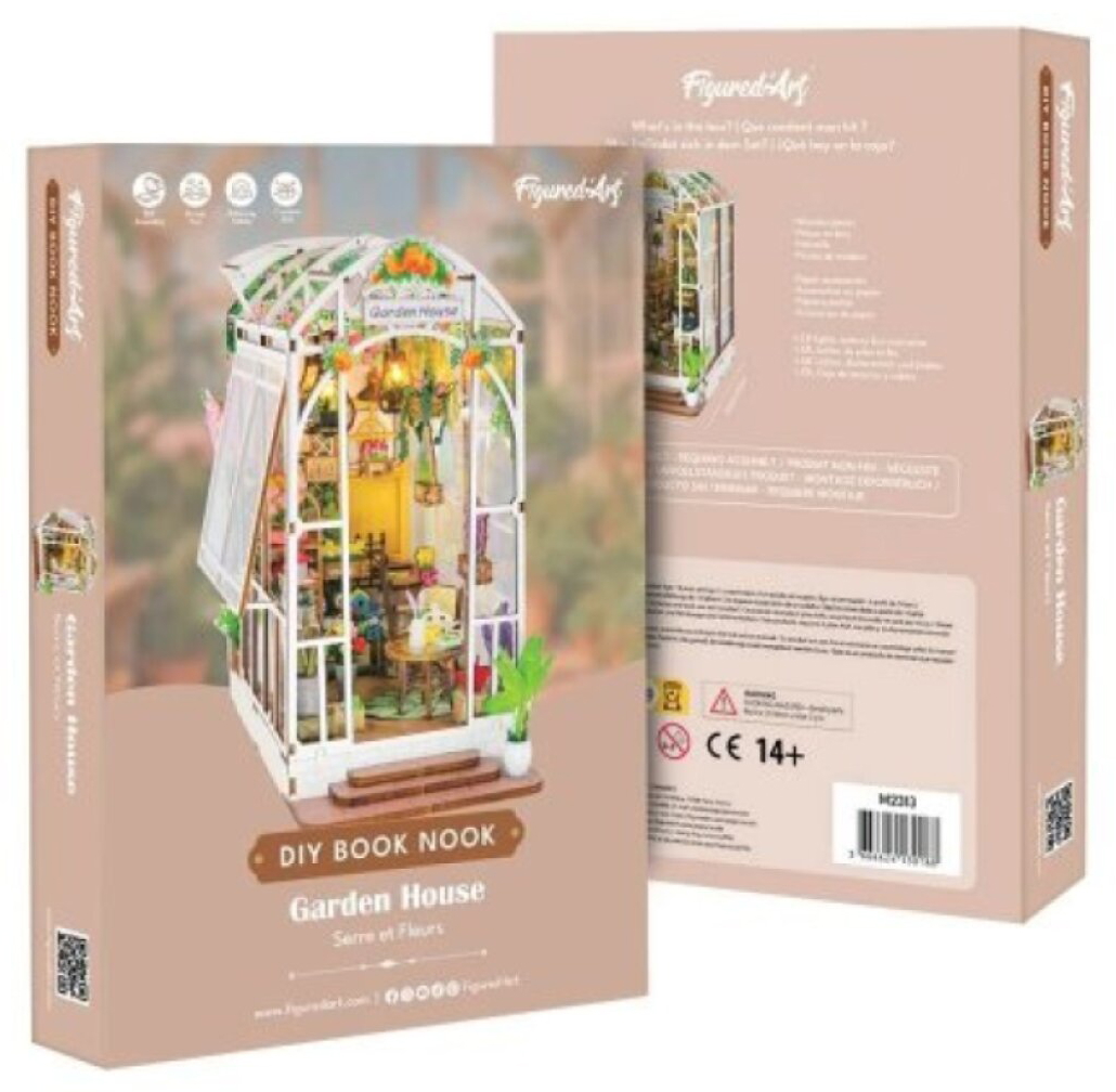 Book Nook sada - Skleník plný květin