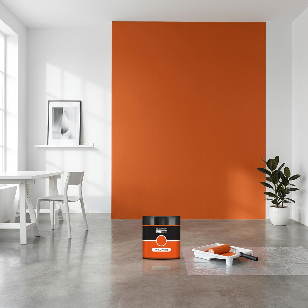 Barva na zeď WALL DECOR 500 ml MANDARINKOVÁ