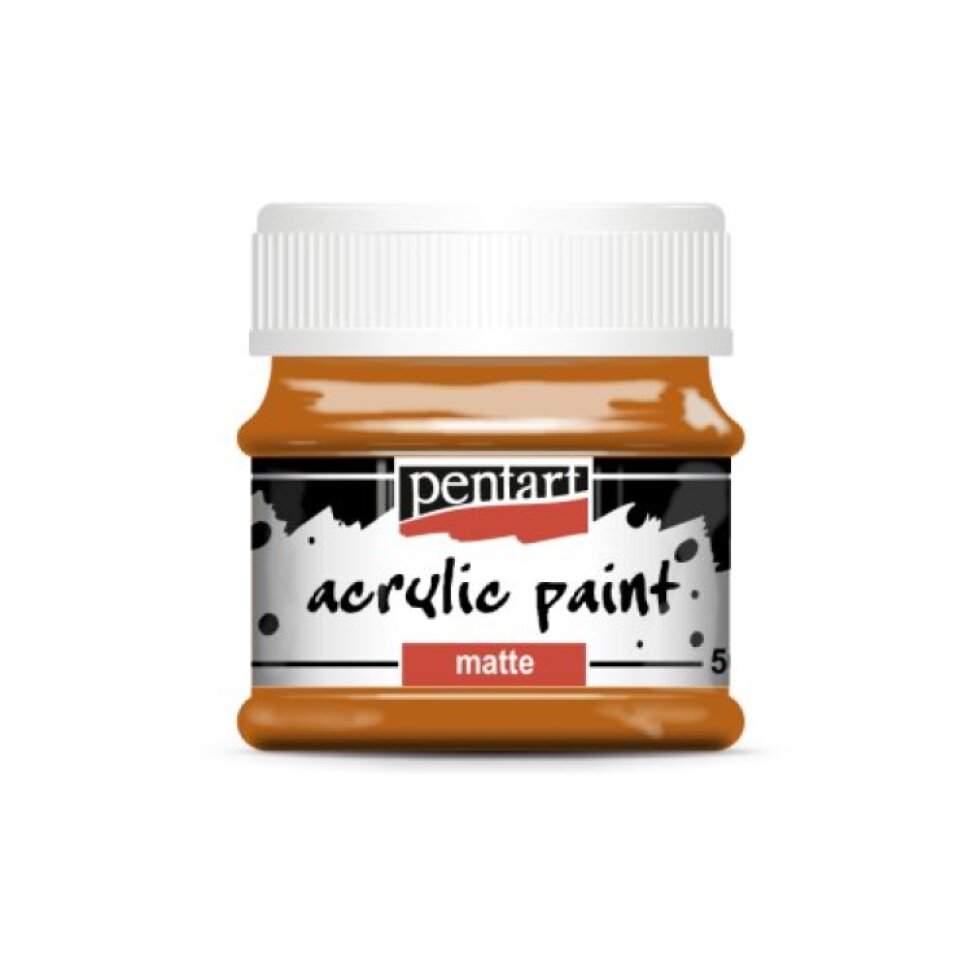 Akrylová barva matná PENTART 50 ml ČERVENÁ HLÍNA