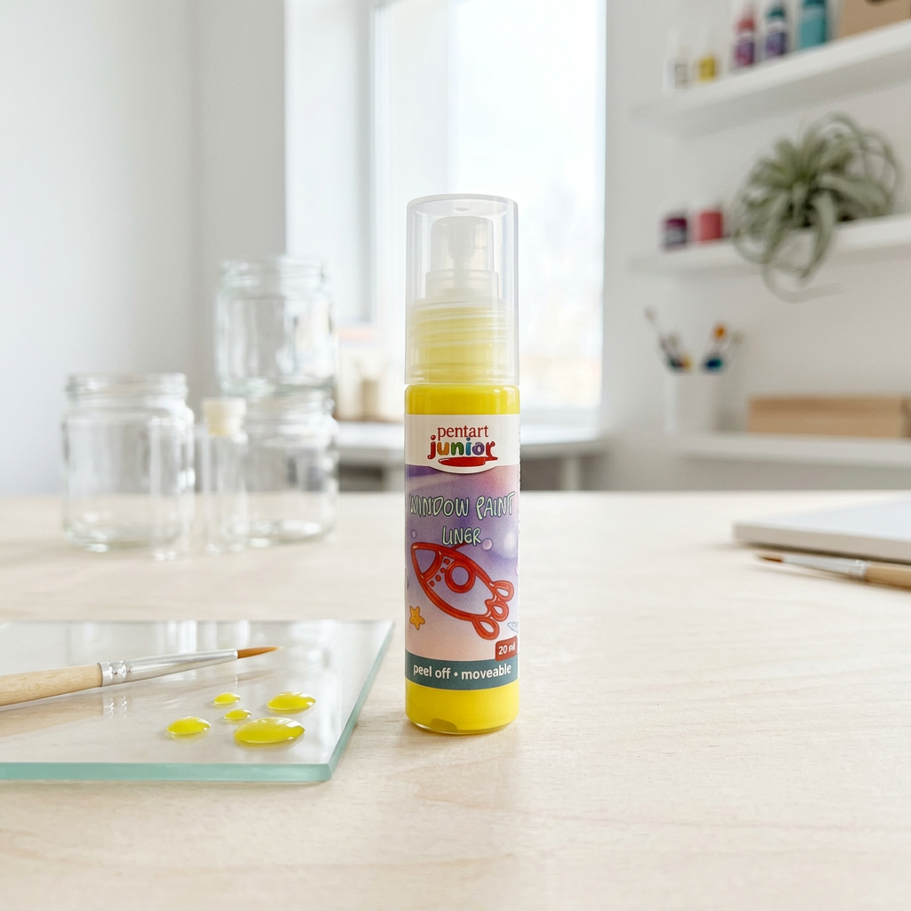 Barva na sklo slupovací PENTART 20 ml ŽLUTÁ