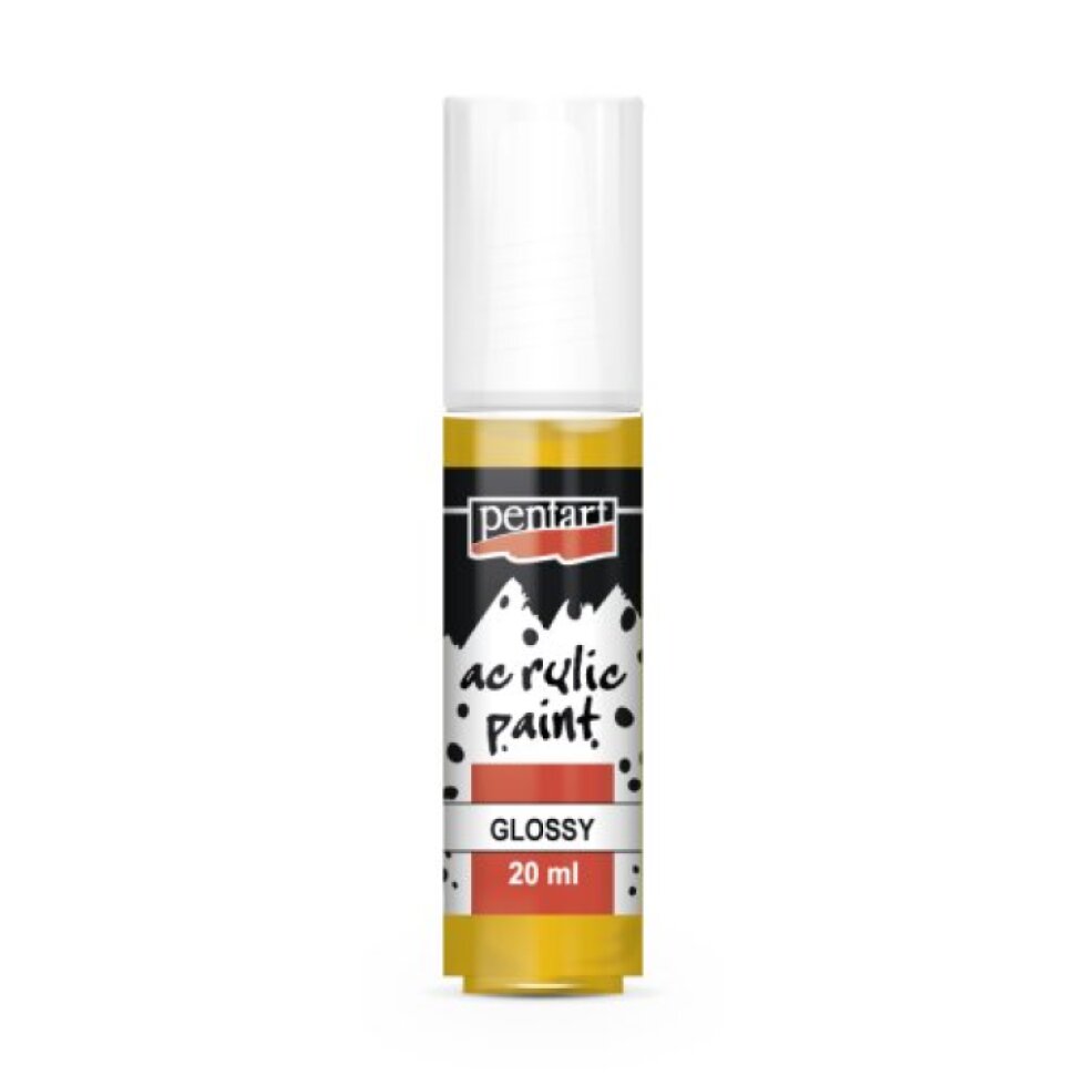 Akrylová barva lesklá PENTART 20 ml SLUNEČNÍ ŽLUTÁ