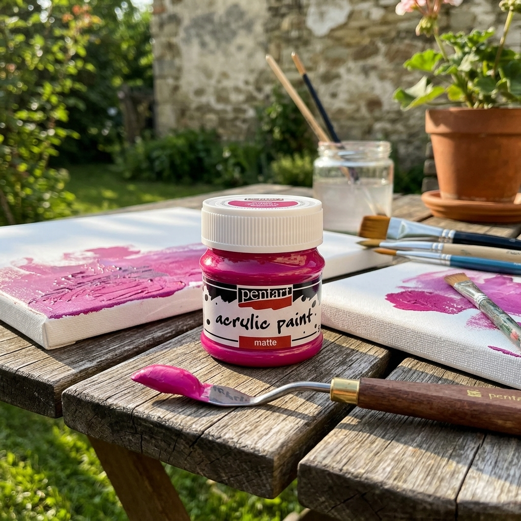 Akrylová barva matná PENTART 50 ml MAGENTA