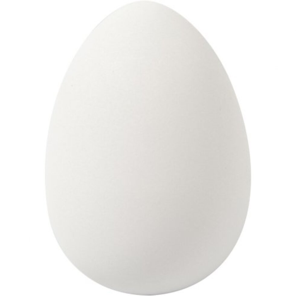 Husí plastové vajíčko BÍLÉ, 8 cm - 8 ks v balení