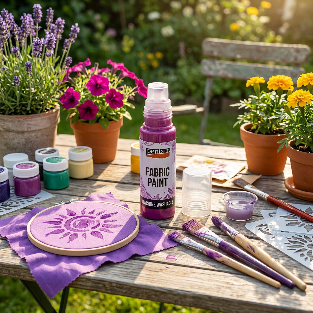 Barva na světlý a tmavý textil PENTART 20 ml ŠEŘÍKOVÁ