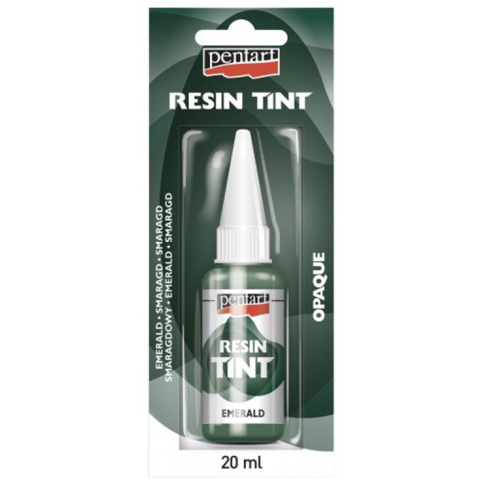Barva do pryskyřice krycí PENTART 20 ml SMARAGDOVÁ
