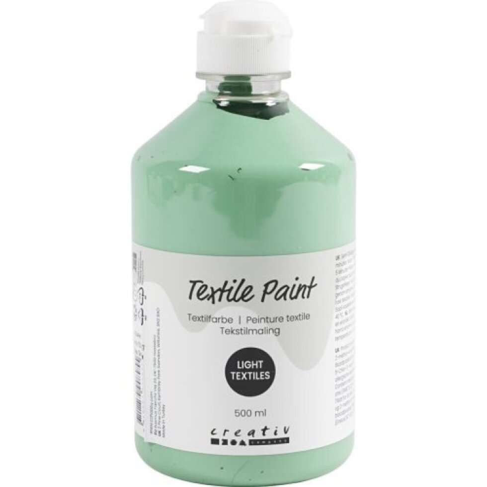 Barva na textil CREATIV 500 ml MENTOLOVÁ ZELENÁ