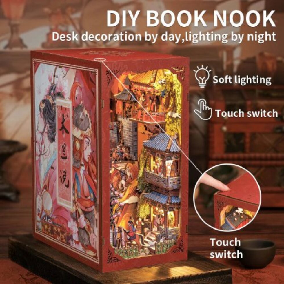 Book Nook sada - Legenda o Mulan