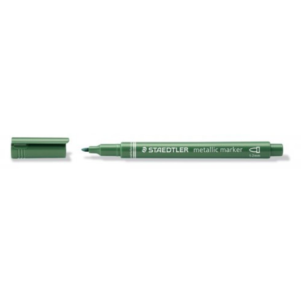 Metalický fix STAEDTLER 1-2 mm ZELENÁ