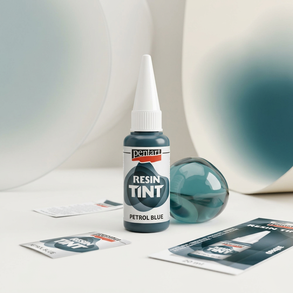 Barva do pryskyřice krycí PENTART 20 ml PETROL