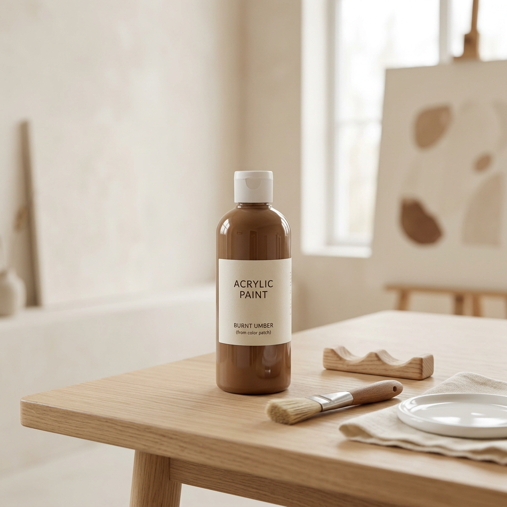 Akrylová barva matná PENTART 50 ml OŘÍŠKOVÁ