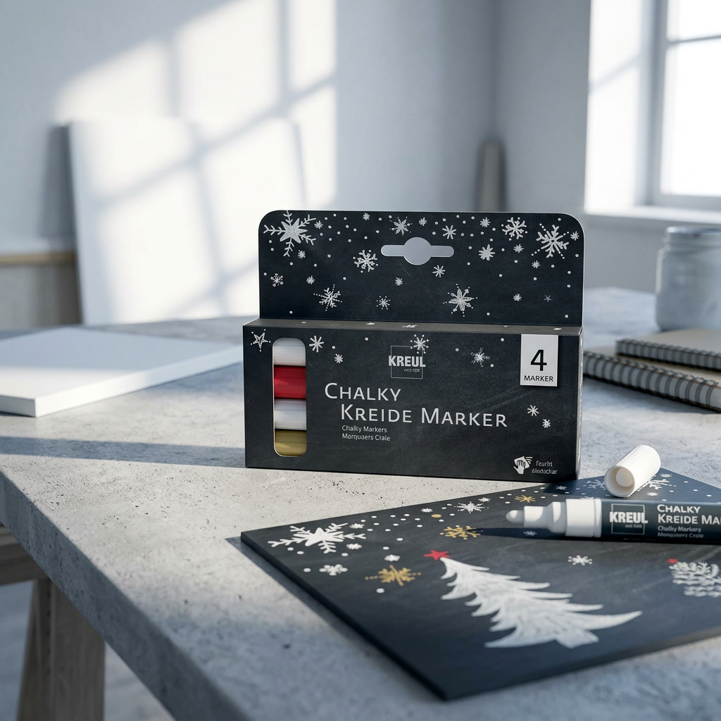 Sada Křídový marker KREUL 4 barvy WINTER