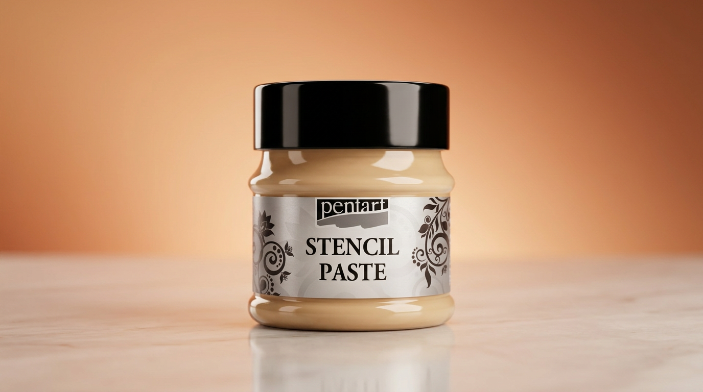 Šablonová pasta perleťová PENTART 50 ml MERUŇKOVÁ