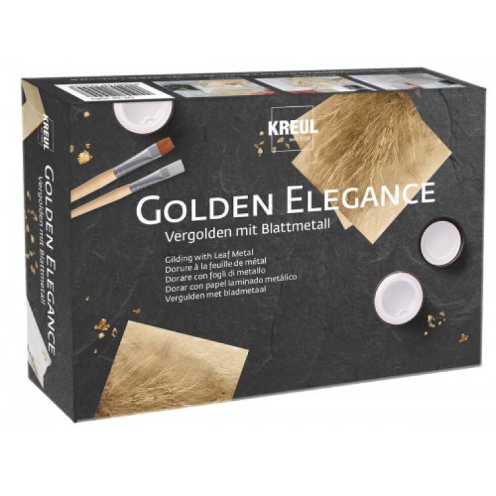 Sada GOLDEN ELEGANCE KREUL zlacení s metalickými plátky