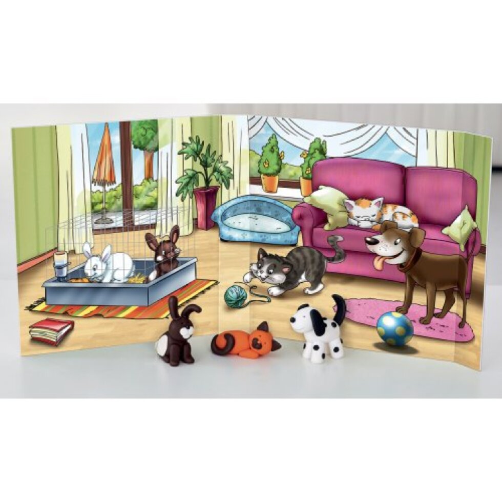 Sada Fimo kids Form & Play Mazlíčci
