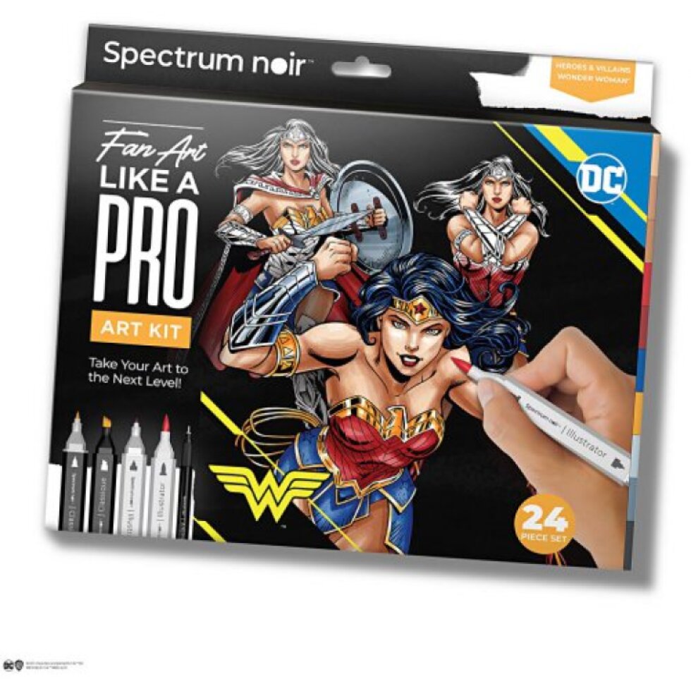 Sada Ilustrace WONDER WOMAN