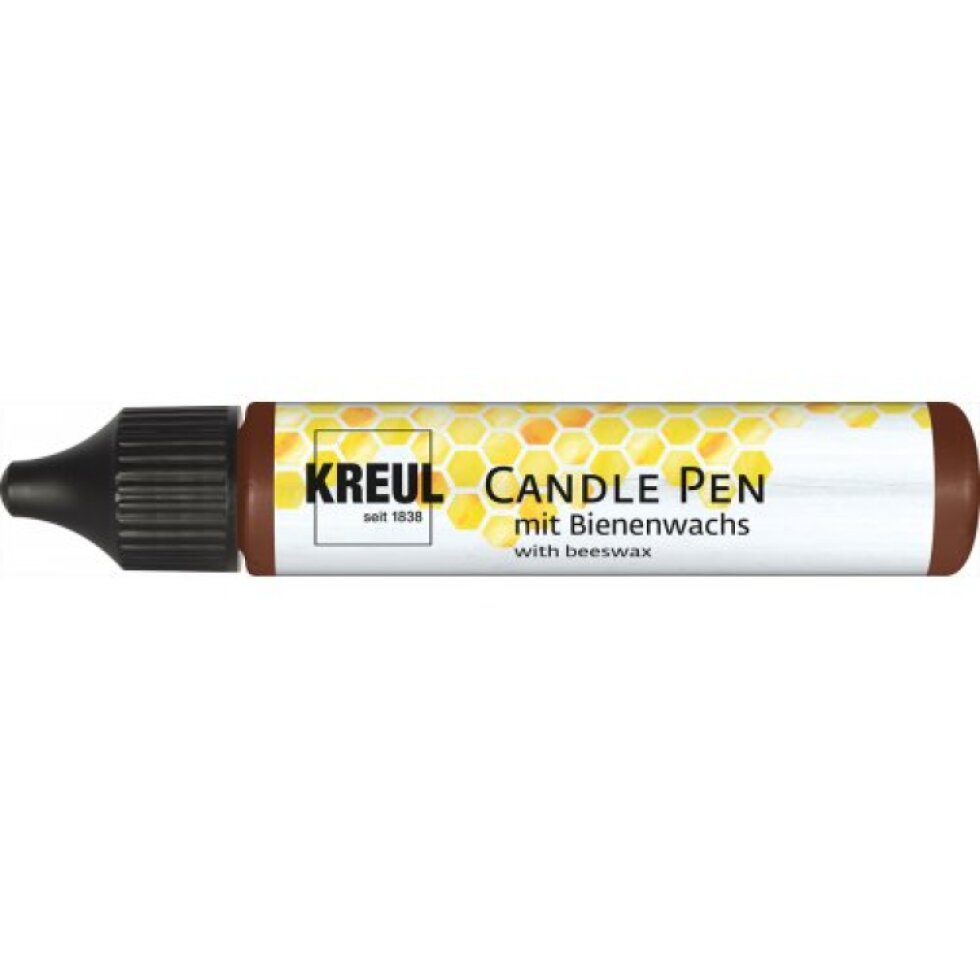 CANDLE PEN KREUL voskové pero pro malování svíček HNĚDÁ
