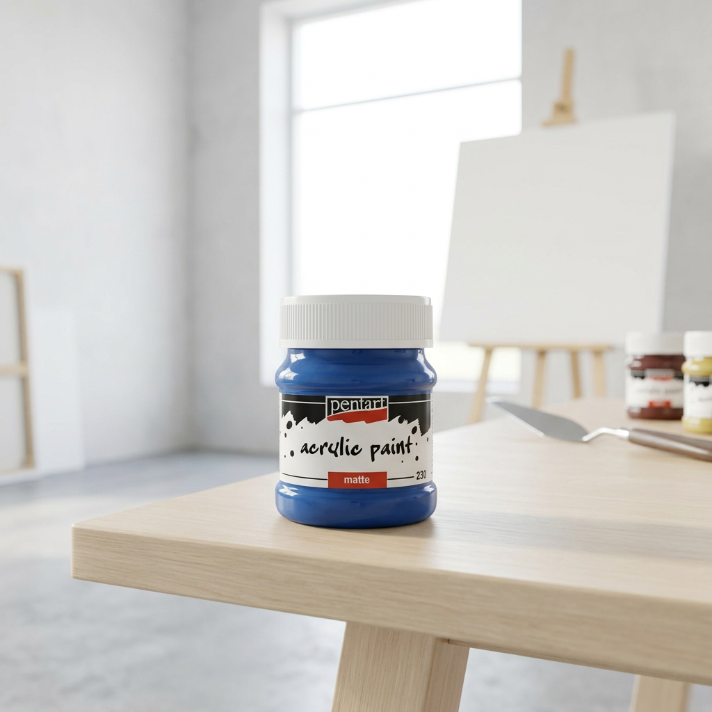 Akrylová barva matná PENTART 230 ml MODRÁ