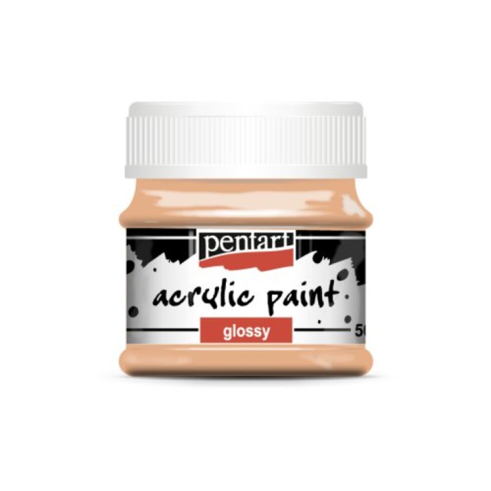 Akrylová barva lesklá PENTART 50 ml LOSOSOVÁ