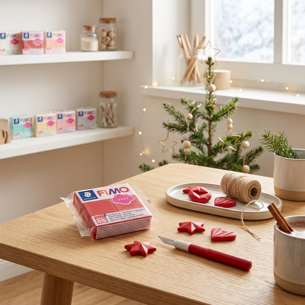 FIMO soft 57g VÁNOČNÍ ČERVENÁ