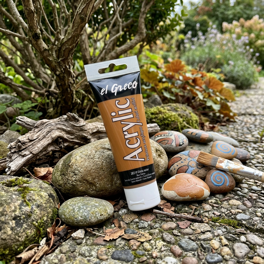 Akrylová barva EL GRECO 75 ml RAW SIENNA