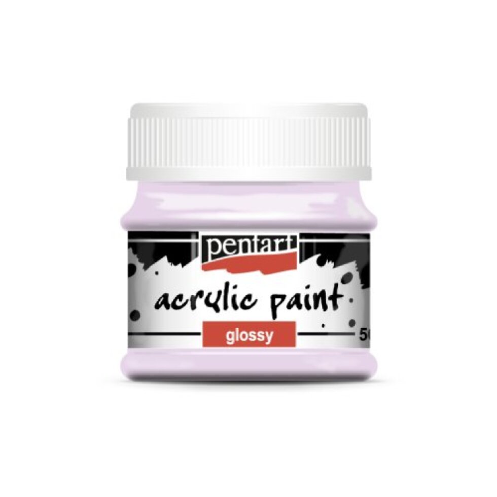 Akrylová barva lesklá PENTART 50 ml PASTELOVÁ FIALOVÁ
