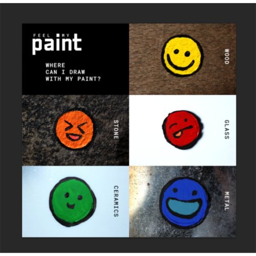 Akrylová barva FeelMyPaint 120 ml ZELENOŽLUTÁ - certifikace o bezpečnosti dětských hraček