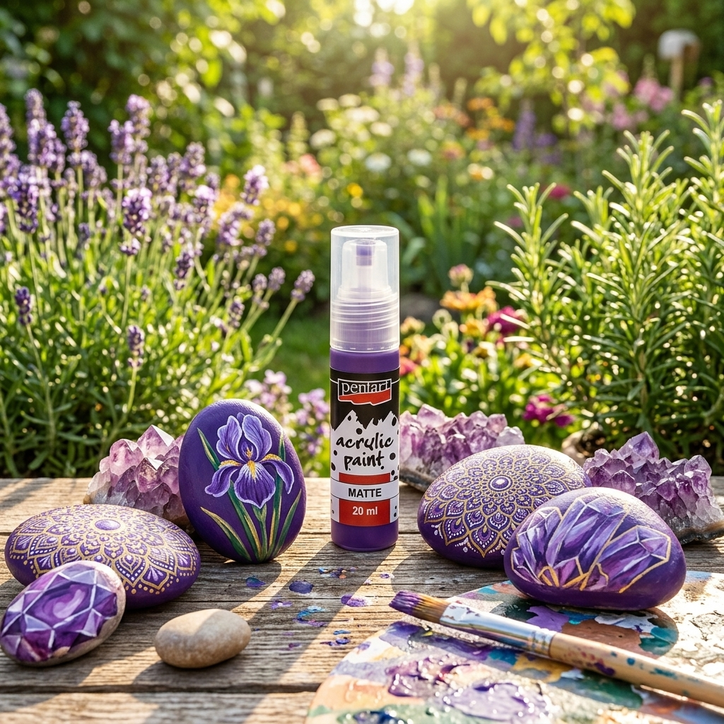 Akrylová barva matná PENTART 20 ml AMESTYTOVÁ