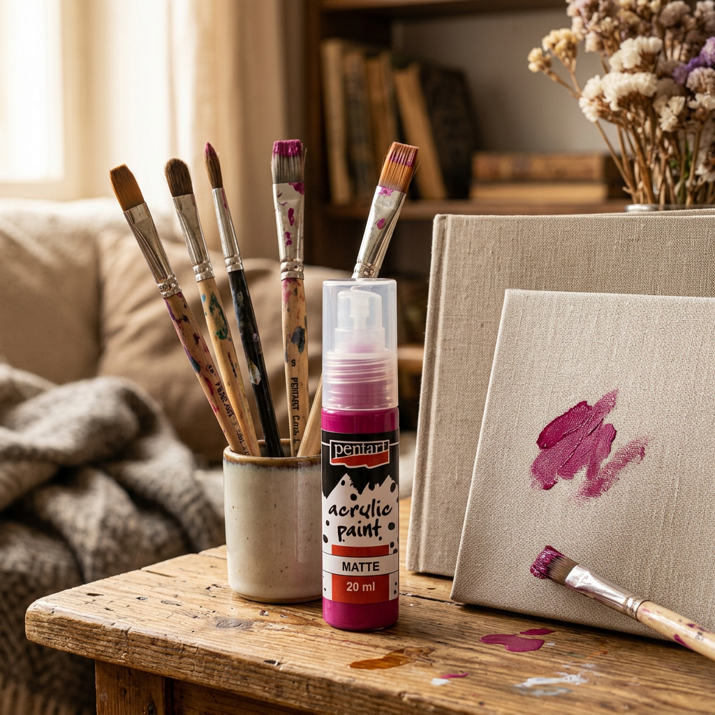 Akrylová barva matná PENTART 20 ml MAGENTA