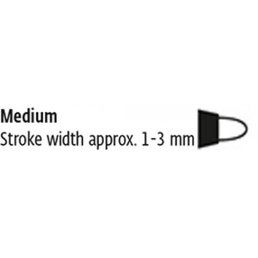 Akrylový fix TRITON KREUL medium ČERNÁ