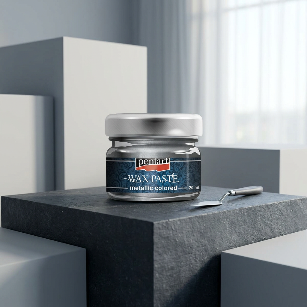 Vosková pasta barevná metalická PENTART 20 ml GRAFIT