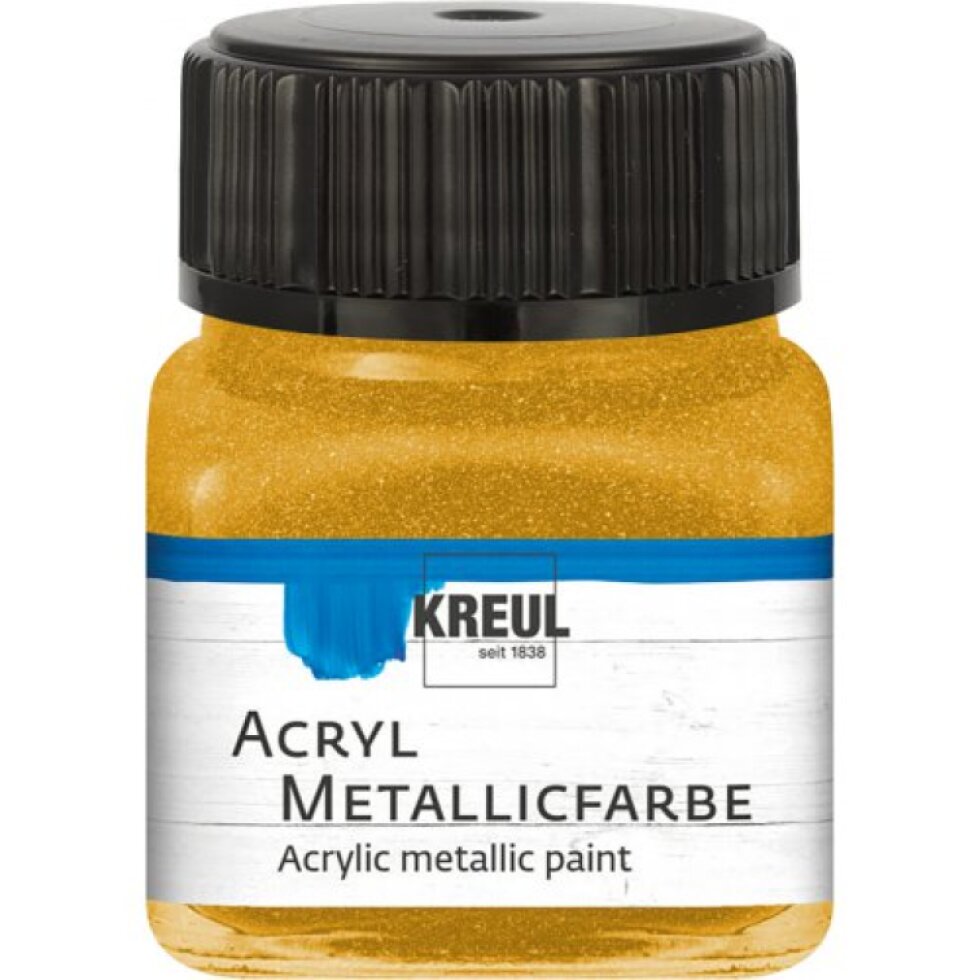 Sada Akrylová barva metalická KREUL 6 x 20 ml