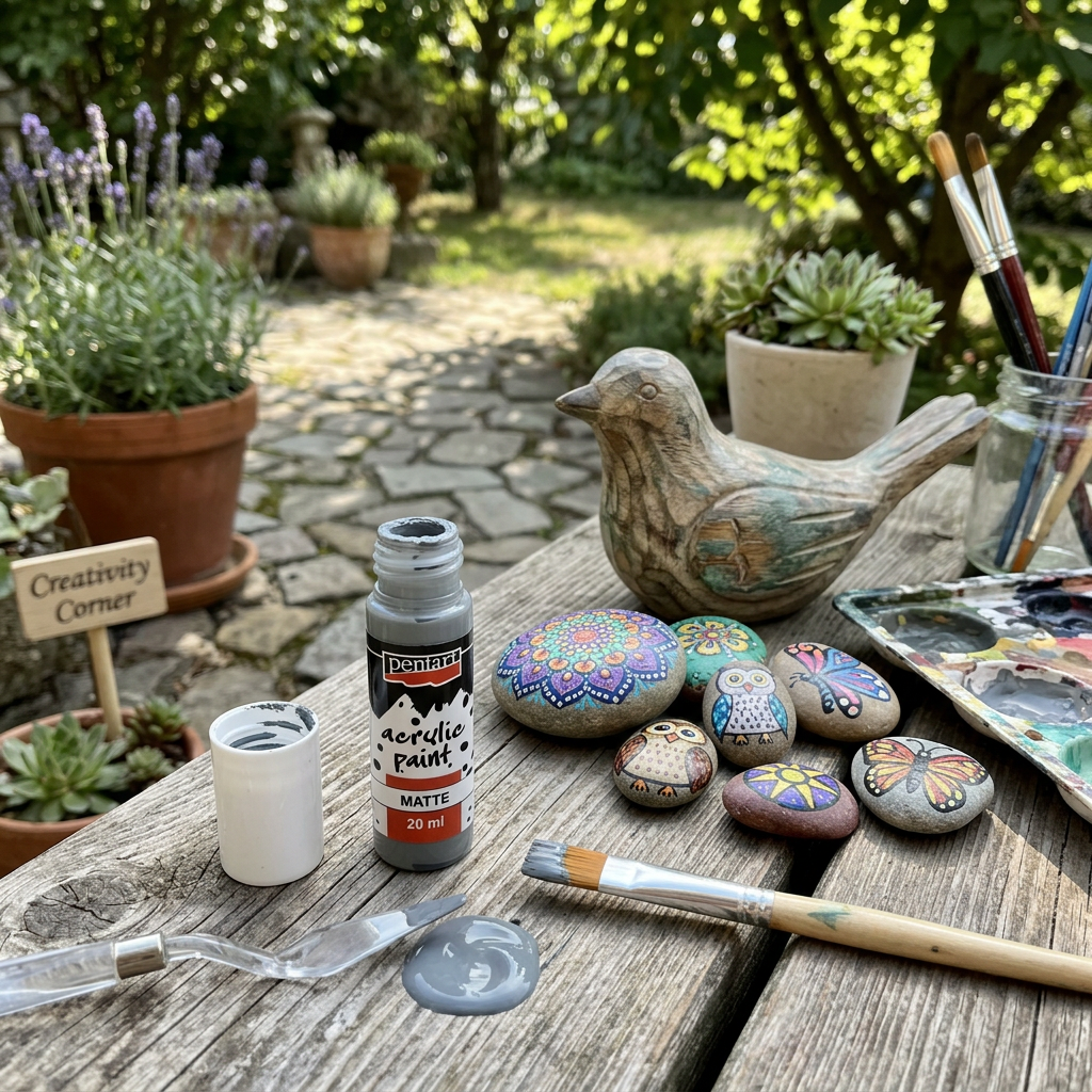 Akrylová barva matná PENTART 20 ml LEDOVÁ MODRÁ