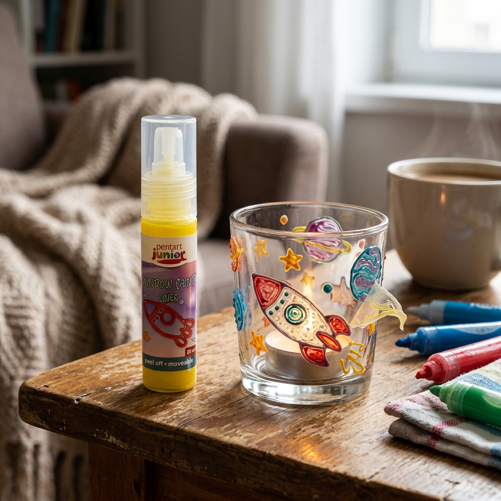 Barva na sklo slupovací PENTART 20 ml ŽLUTÁ