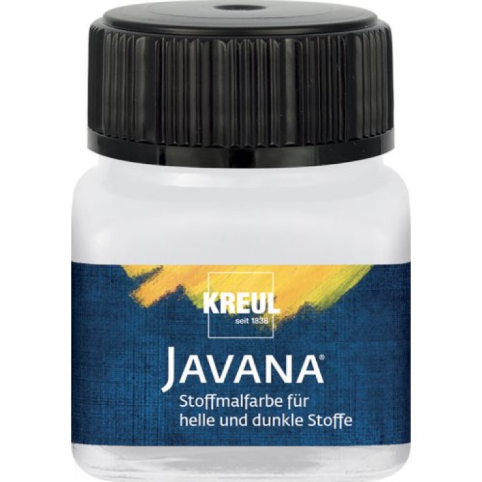 Sada barev na světlý a tmavý textil JAVANA 6 x 20 ml - základní