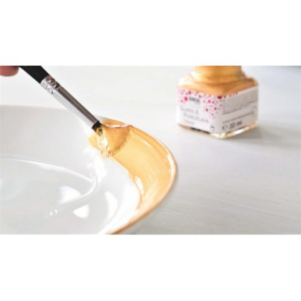 Sada barev na sklo a porcelán KREUL METALLIC 6 x 20 ml